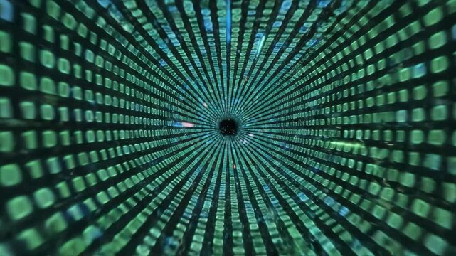 Binary code tunnel