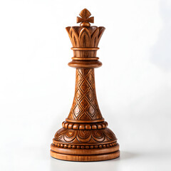 magnificent wooden chess queen piece