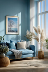 Modern and calm living room