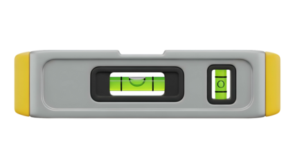 Digital Level Tool with Yellow Ends.