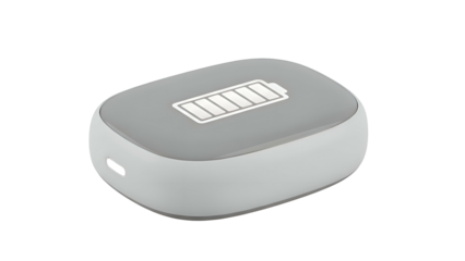 White Portable Power Bank for Devices.