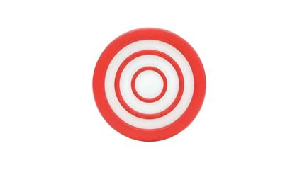 Red Target Icon with Concentric Circles.