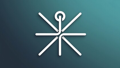 vector illustration of a christmas snowflake