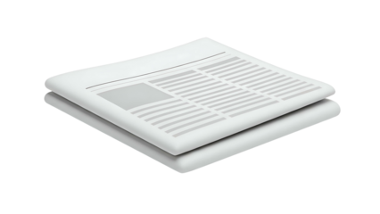 Stacked White Air Conditioning Filters Closeup.