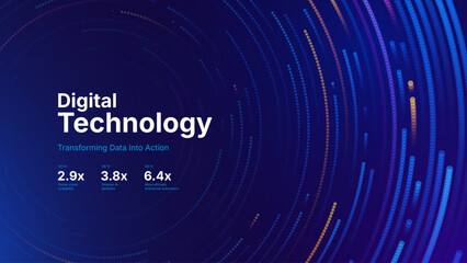 Cyber Big Data Flow Particles Bokeh. Digital Neural Network. Concept of AI Artificial Intelligence Technology Machine Deep Learning. Digital Communication. Science Technology Presentation Vector.