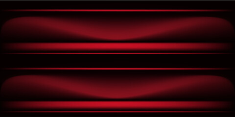 Red studio background. Abstract limbo podium studio room. Dark red gradient wall floor and spotlight scene. Showcase, promotion display.