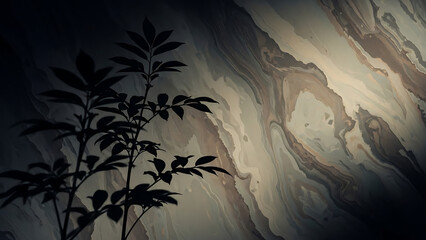 Nature Abstract, Artistic Texture, Dark Background, Photo, Atmospheric, Close-up, Visual Exploration