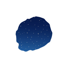 3d rendered illustration of an abstract night view 