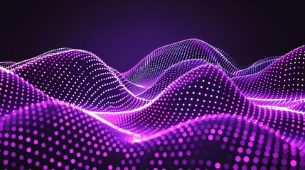 Digital marketing abstract background featuring data particles for enhanced visual appeal