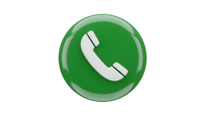 Green Button with White Phone Icon.