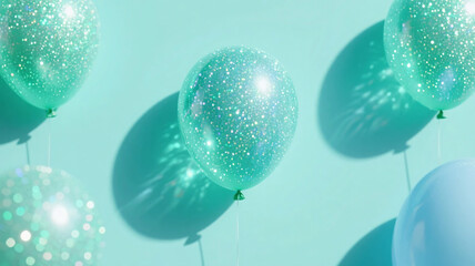 Deep pink sparkling glitter powder. Glitter. Generated images, abstract photos.Emerald color. Pastel.