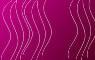 Abstract background in pink color with white waves