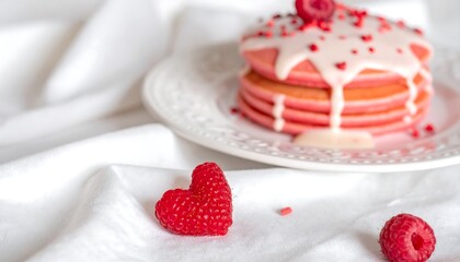 Valentines Day Pancakes - A Sweet Treat for Your Loved One.