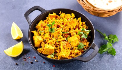 Delicious Paneer Bhurji - A Scrambled Indian Cheese Delight.