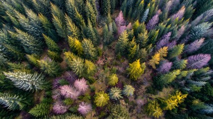 Nature-inspired visual concepts exploring seasons, sustainability, eco lifestyle, and mindfulness through immersive perspectives and diverse artistic styles.