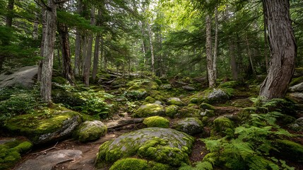 Nature-inspired visual concepts exploring seasons, sustainability, eco lifestyle, and mindfulness through immersive perspectives and diverse artistic styles.