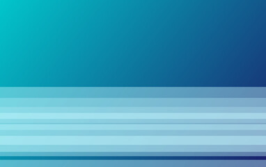 Obraz premium Abstract background in blue color with horizontal lines