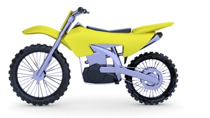 Fototapeta premium Dirt Bike with 100CC Petrol Engine