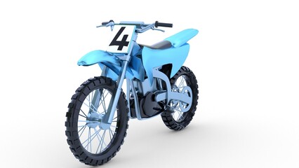 Obraz premium Dirt Bike with 100CC Petrol Engine