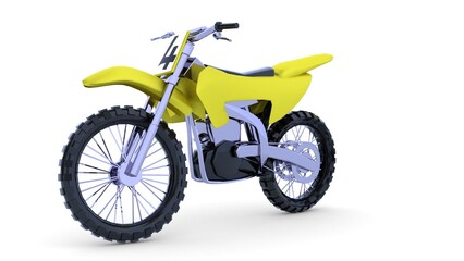 Obraz premium Dirt Bike with 100CC Petrol Engine