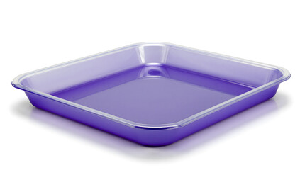 Purple Baking Pan: A close-up shot of a vibrant purple baking pan, a common kitchen essential for preparing a wide array of baked goods.