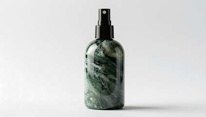 Marble Bottle Spray: A sleek marble bottle with a fine mist sprayer, radiating sophistication, embodies luxury in its design.