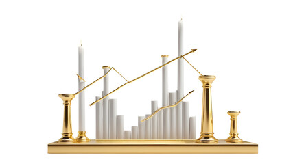 staircase isolated on white background