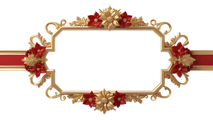 frame with gold ornament