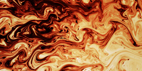 A Golden and Colorful Illustration with Rich Textures and Patterns