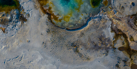 A Backdrop of Vibrant Colors, Texture, and Gold Elements