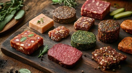 A variety of plant-based meat alternatives, perfect for vegetarian and vegan diets. Nutritious and delicious options for every meal.