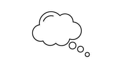 Thought Bubble Icon.