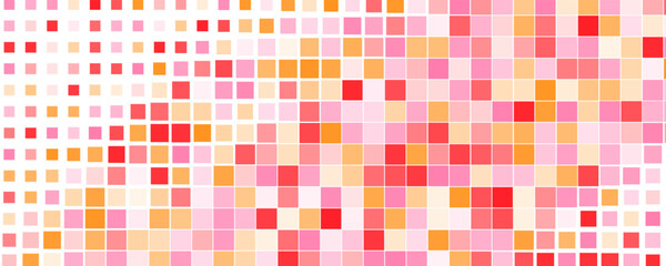 Fototapeta premium Abstract red pixel pattarn as background. eps 10.