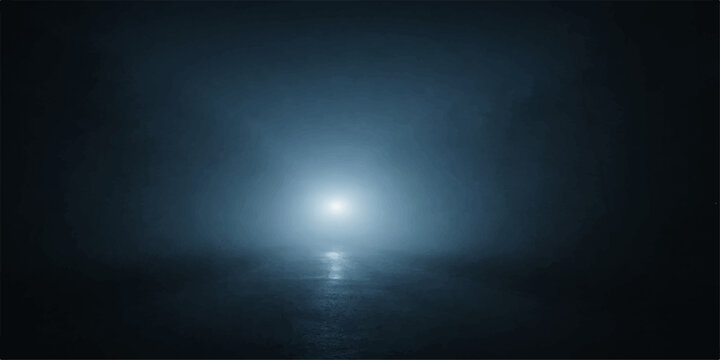 Dark blue night sky background with subtle rays of light and texture