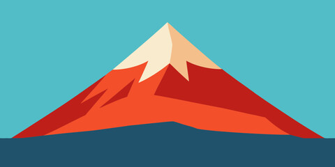 Adventure Mountain Landscape vector illustration  landscape