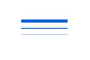 Blue horizontal lines abstract vector element with transparent background creating modern design templates and separators