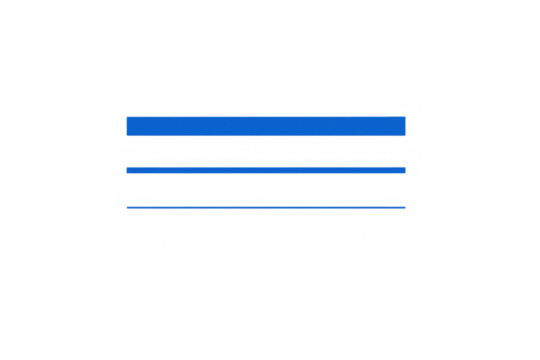 Blue horizontal lines abstract vector element with transparent background creating modern design templates and separators - Powered by Adobe