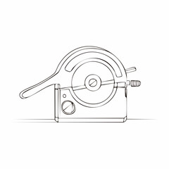 Circular saw outline