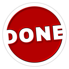 done text icon sticker sign element