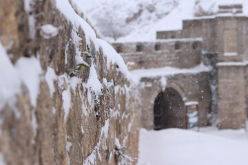 Belogradchik Fortress, an ancient fortress in Bulgaria, located on the northern slope of the Balkan...