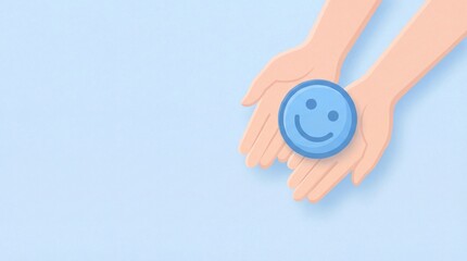 Positive mental health and emotional well-being concept with support, mindfulness, self-care, therapy, and happiness promoting mental health awareness