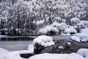 Frozen creek