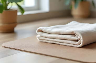 Minimal Yoga Mat Still Life