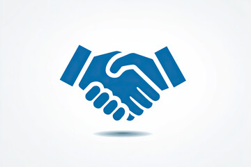 Obraz premium Handshake icon vector design template 