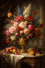 still life with flowers © Zimam