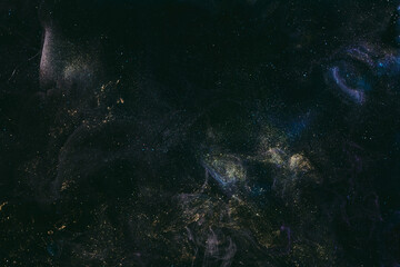 Abstract night sky, outer space background
