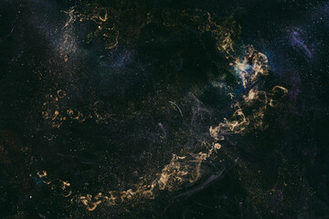 Abstract night sky, outer space background