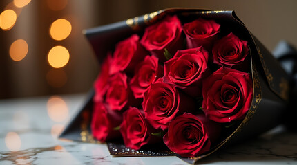Beautiful Red Rose Bouquet Gift