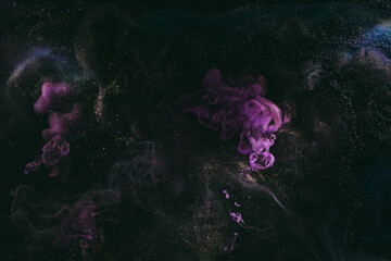 Abstract night sky, outer space background