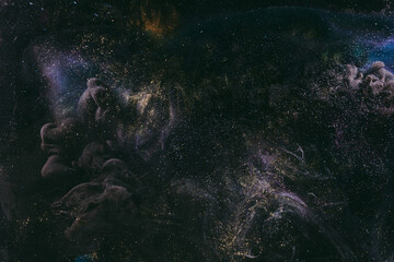 Abstract night sky, outer space background